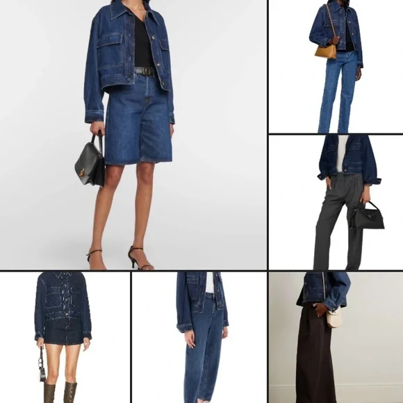 TOTEME Denim Crop Jacket Organic Cotton - Picture 10 of 10